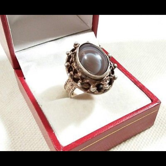 VINTAGE ETRUSCAN 925 STERLING SILVER OPEN WORK - Picture 1 of 4