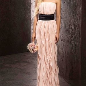 Strapless Vera Wang dress