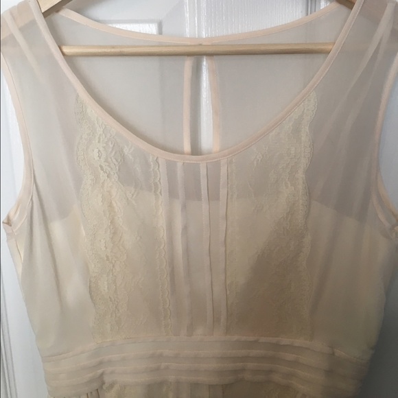 Modcloth sweeter the buttercream dress M