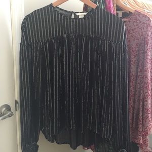 Long sleeve sparkly shirt
