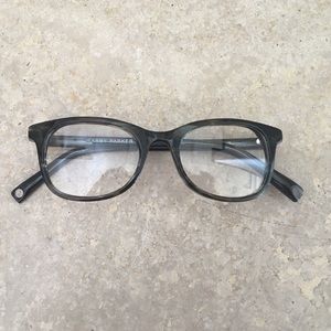 Warby Parker Clyde Blue Marblewood Frames