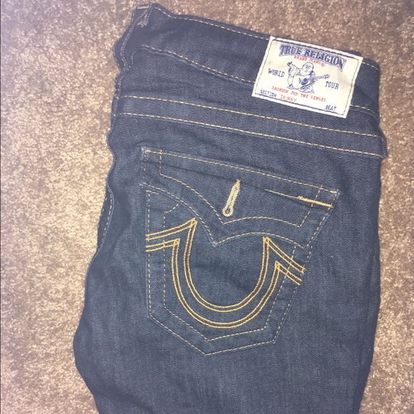True religion jeans. Straight pants size 28