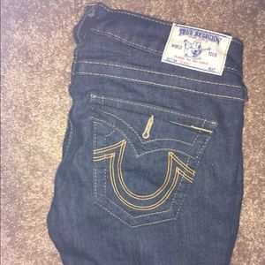 True religion jeans. Straight pants size 28