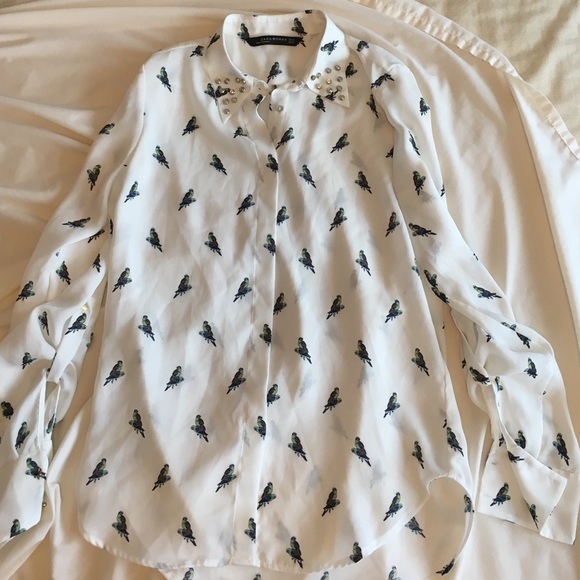 Zara Woman button down shirt