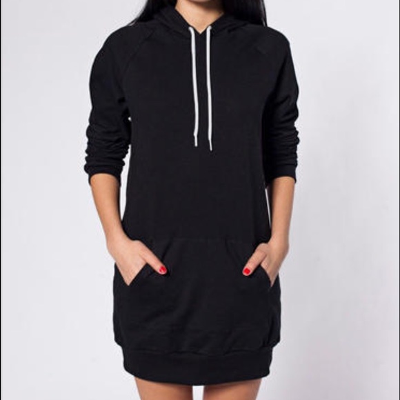 american apparel hoodie dress