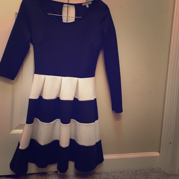 Black and White Dress