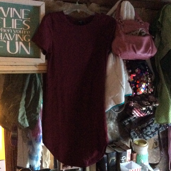 A new Maroon dress. Tight and super comfortable