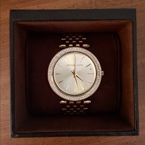 Michael Kors Petite Darci Crystal Bezel Watch 26mm