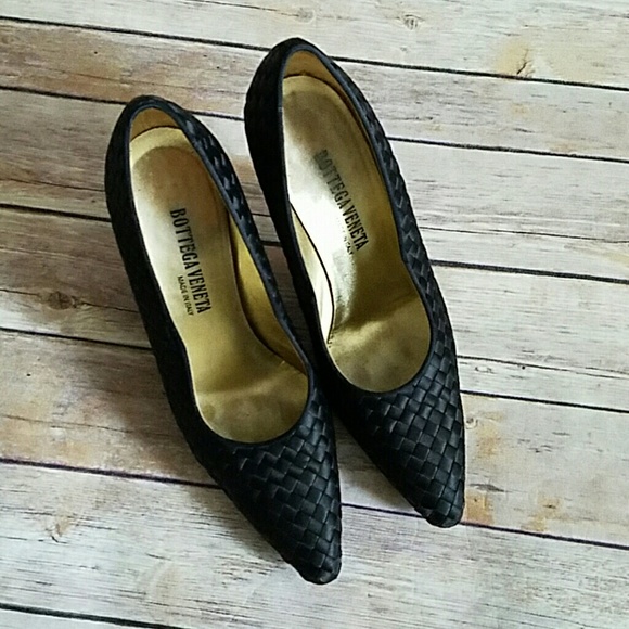 Bottega Veneta Woven Fabric Pumps SZ 9.5 - Picture 2 of 3