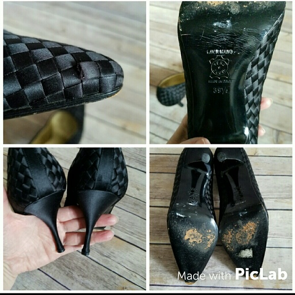 Bottega Veneta Woven Fabric Pumps SZ 9.5 - Picture 3 of 3