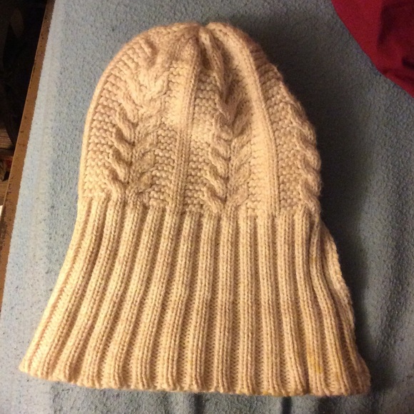 Beige beanie