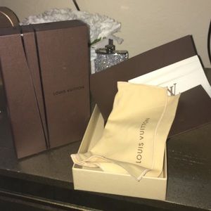 Authentic LV WALLET BOX WITH DUST BAG and RECEIPT