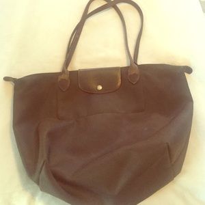 Large Brown Longchamp Le Tote