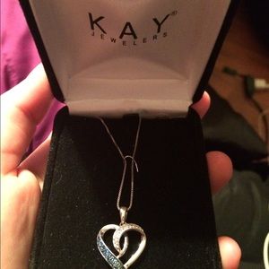 Lay jewelers diamond heart necklace