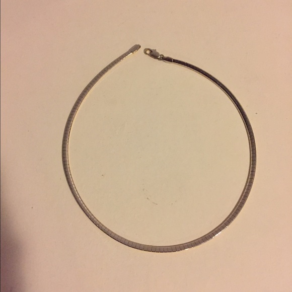 Lia Sophia Necklace one side silver one side gold