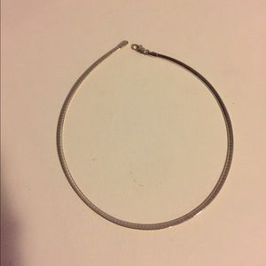 Lia Sophia Necklace one side silver one side gold