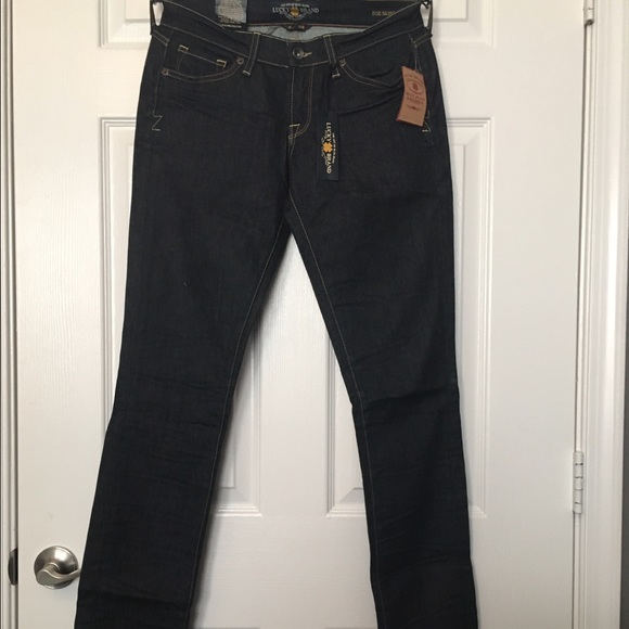Lucky brand Zoe skinny dark 6 x-long 36" inseam