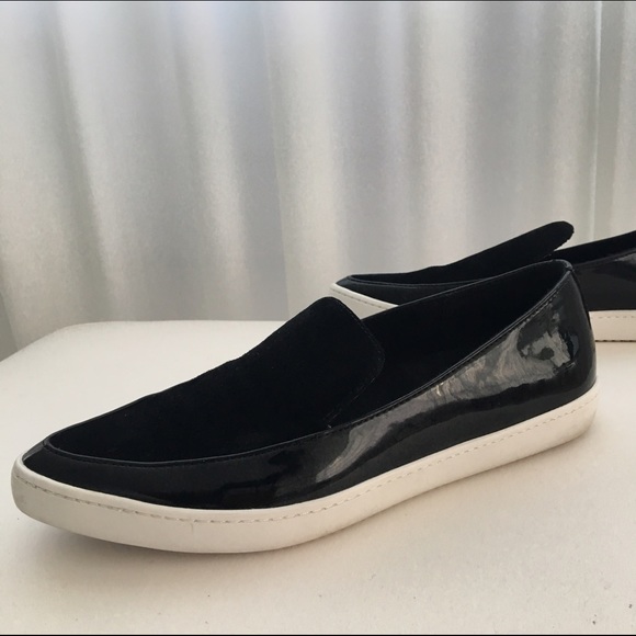 Black on Black on White Loafers