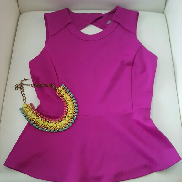 Peplum top.