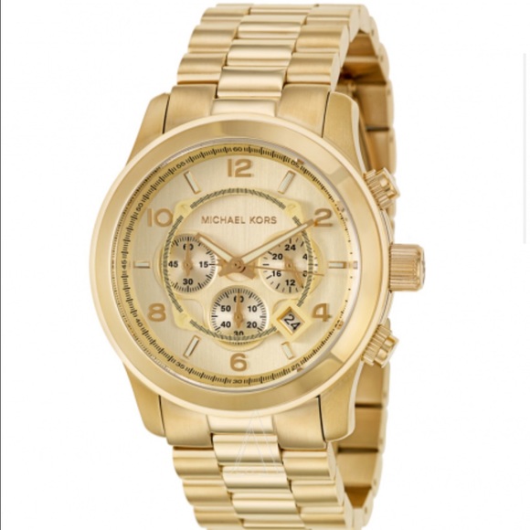 New Michael Kors Gold Watch 8077