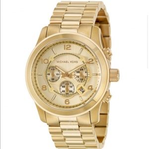 New Michael Kors Gold Watch 8077