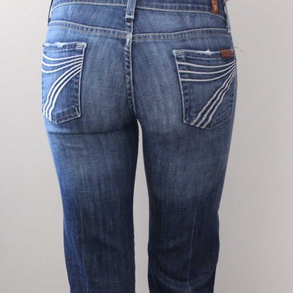 7 for all Mankind Flair Jeans - Dark Wash Sz 26