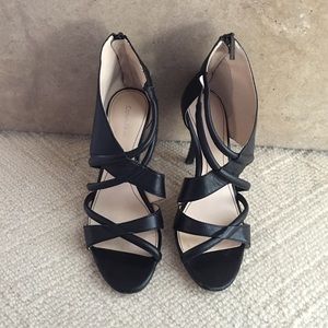 Sexy Calvin Klein Black Criss Criss Sandals