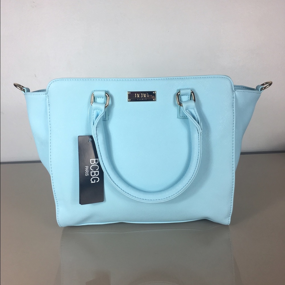 ❤️Last one ♥️BCBG Paris Scarf Story satchel bag - Picture 3 of 8