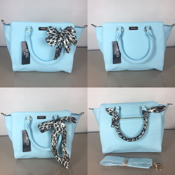 ❤️Last one ♥️BCBG Paris Scarf Story satchel bag - Picture 5 of 8