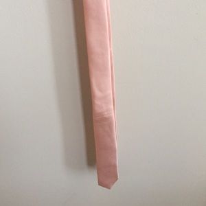 Pink Skinny Retro Paris Tie