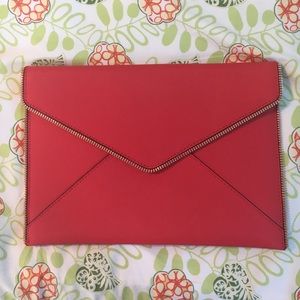 Rebecca Minkoff red clutch