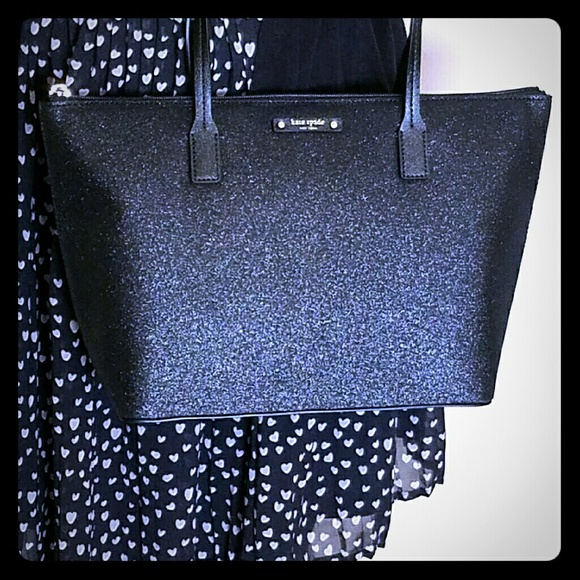 NWT Kate Spade Hani Haven Lane Glitter Handbag