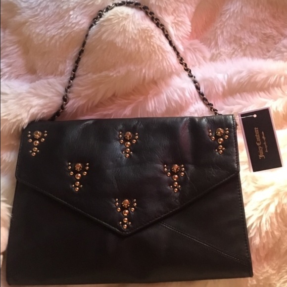 Juicy Couture black leather bag