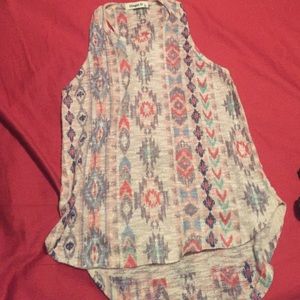 Tribal print tank top