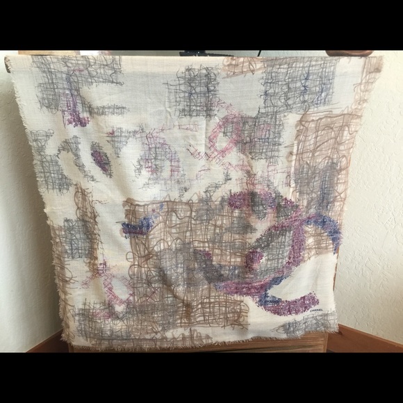 Chanel wool scarf