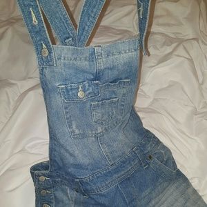 Denim Overalls