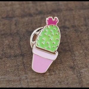 Cactus enamel pin