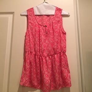 Pink Top from Banana Republic