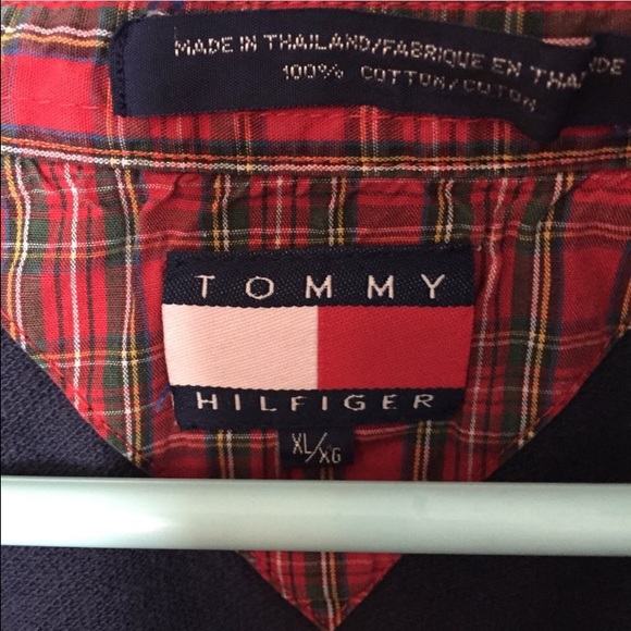 Tommy Hilfiger navy blue thermal shirt