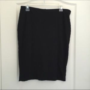 H&M basic black stretch pencil stretch
