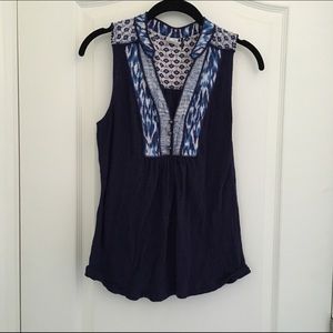 Akemi + Kin Anthropologie bohemian tank top medium