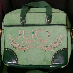Juicy couture green messenger bag