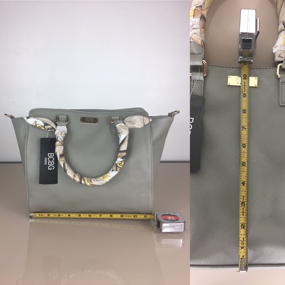 BCBG Paris Scarf Story Last one satchel bag - Picture 3 of 7