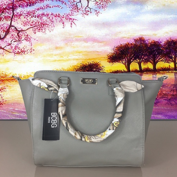 BCBG Paris Scarf Story Last one satchel bag - Picture 7 of 7