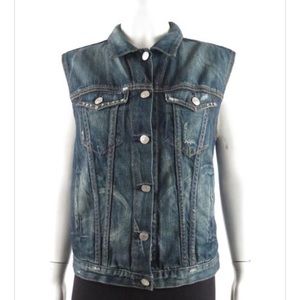 Rag and bone jean vest