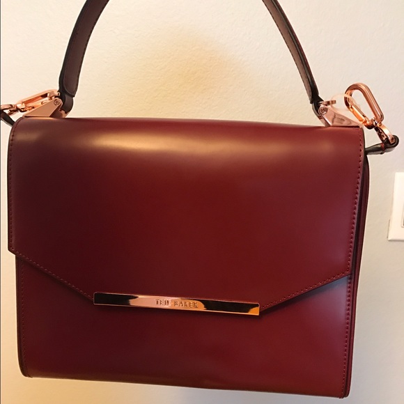 New WOT Ted Baker berry top satchel purse