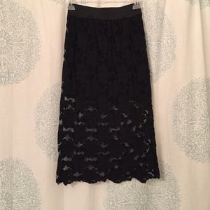 Free people lace skirt