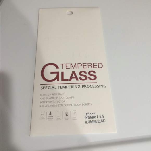 iPhone 7 plus tempered glass sun screen protector