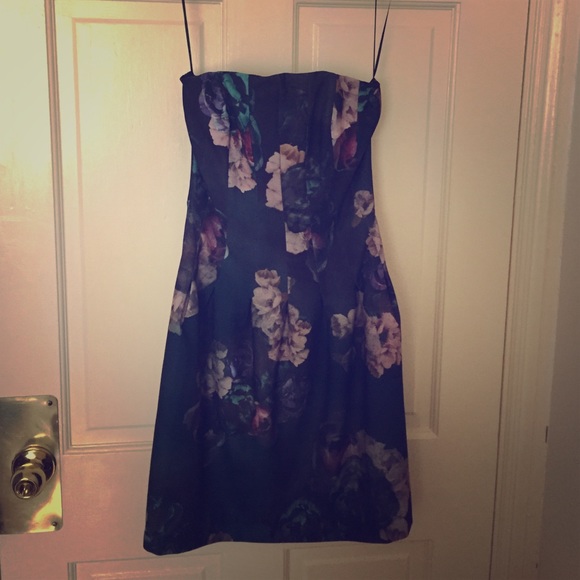 H&M floral cocktail dress size 4