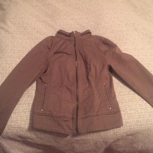 Dark khaki light-weight jacket from Express